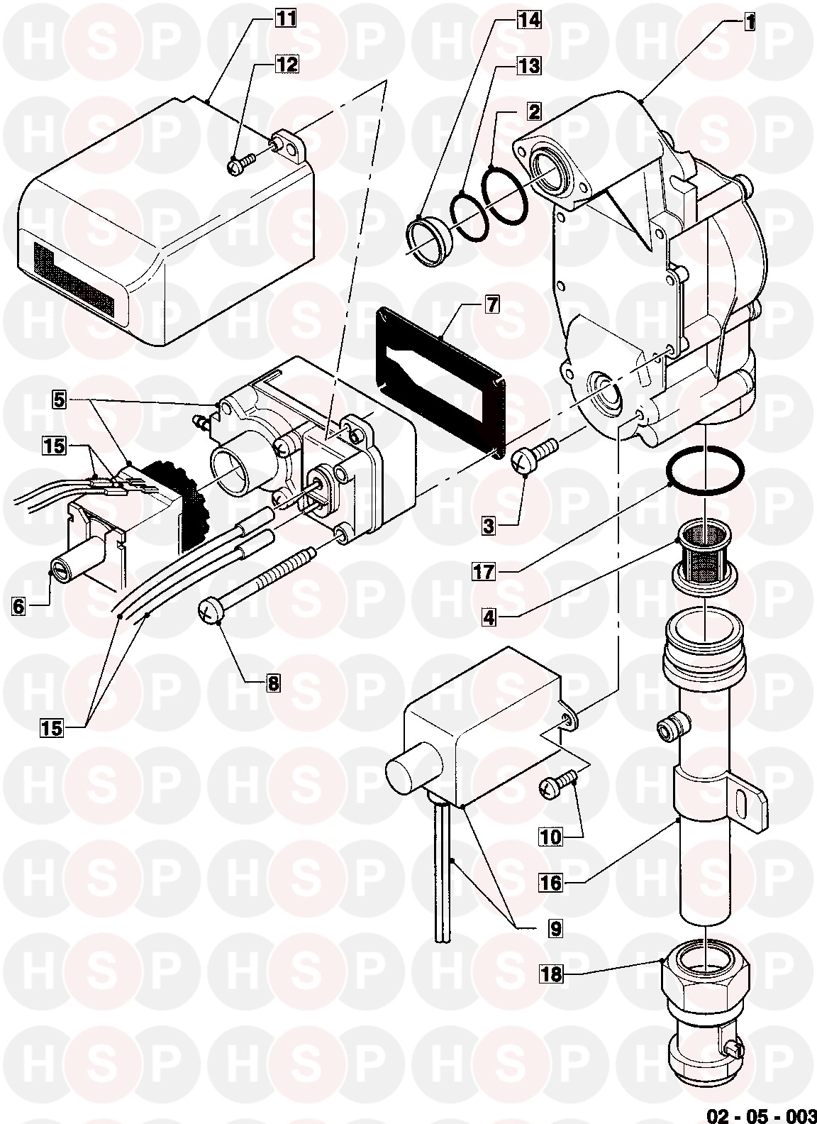 Vaillant Turbomax VUW 282E 19951999 (05 Gas Section)Diagram Heating Spare Parts